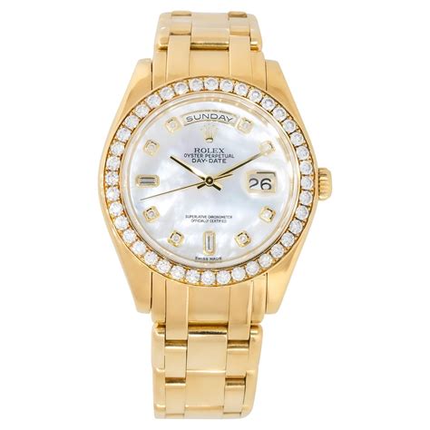 rolex mother of pearl day date